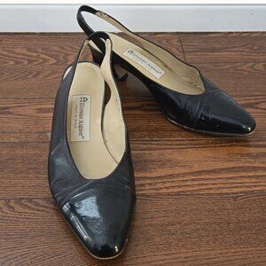 Etienne Aigner black slingback pumps size 8.5